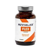 Flacon individuel de NuviaLab Flex, représentant l'offre d'essai du produit