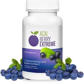 Bouteille d'Acai Berry Extreme, complément pour la perte de poids