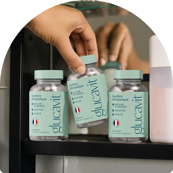 Flacon Glucavit - Complément alimentaire naturel pour métabolisme