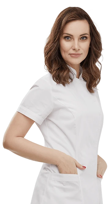 Experte présentant les résultats de Collagen Select